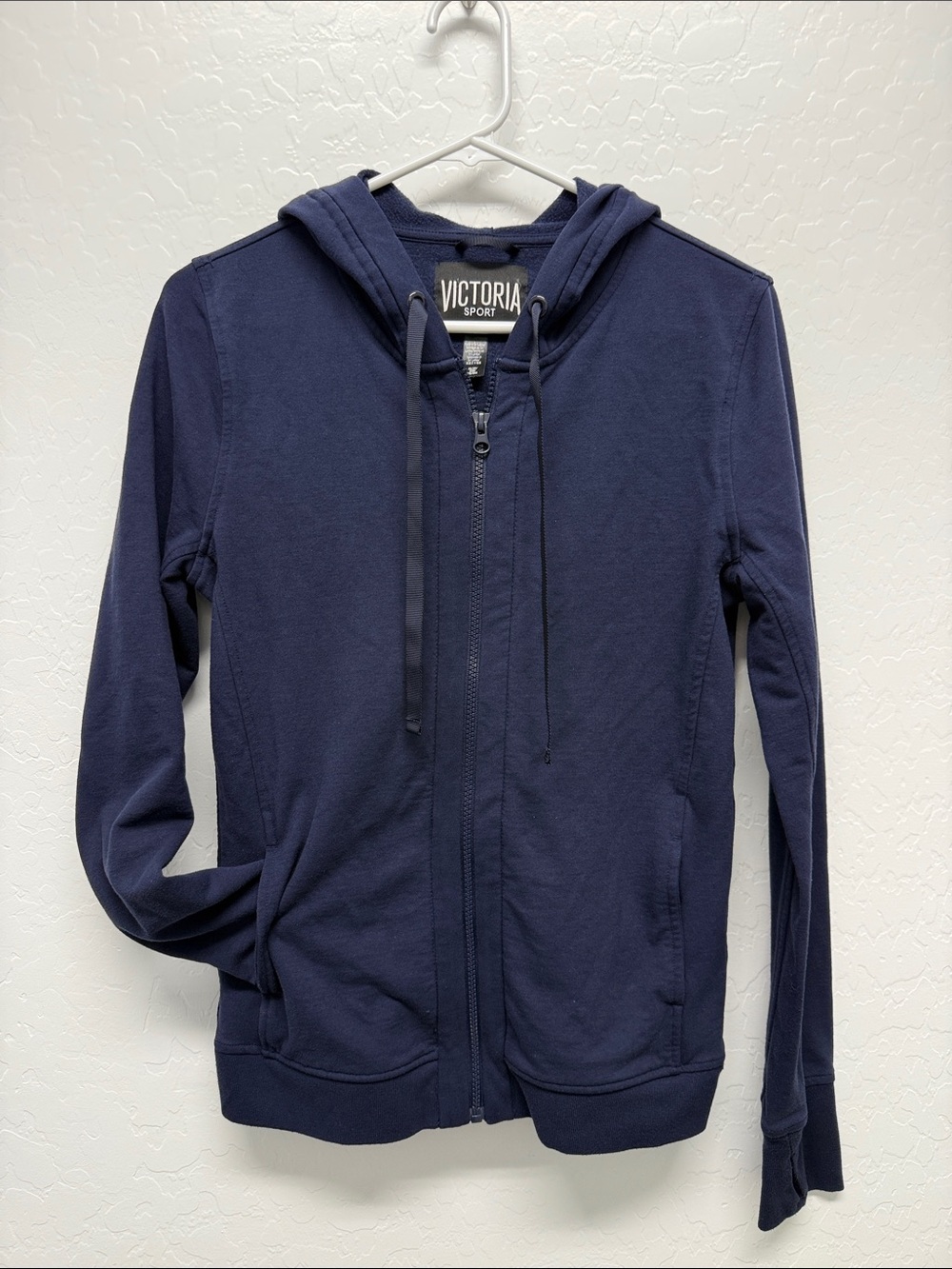 Victoria Sport Navy Women's Full-Zip Hoodie Sweater